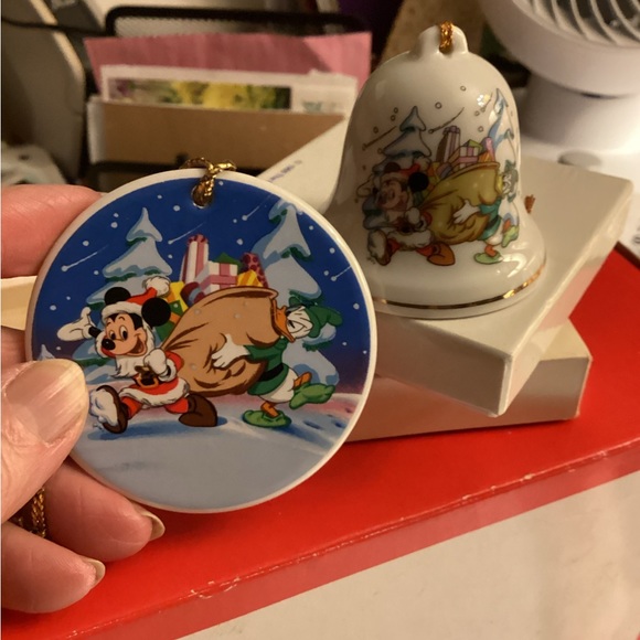 Disney MATCHING ornament and bell. - Picture 3 of 7